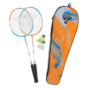 Badminton Set Talbot Torro 2-Attacker mit Schlägern und Federbällen