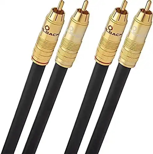 Oehlbach Cinch-Kabel NF 214 Master 50 – Stereo Audio-Kabel