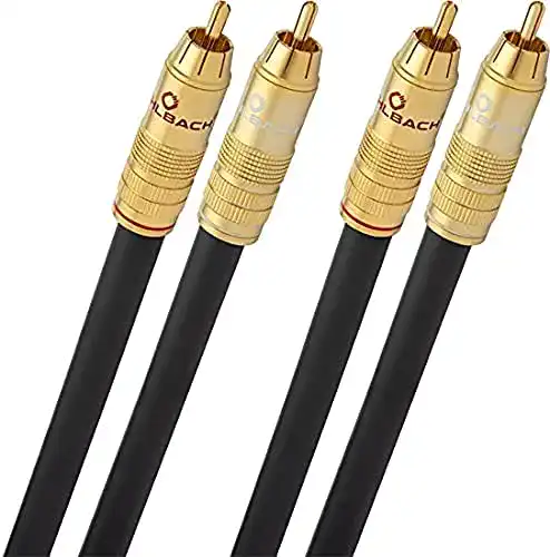 Oehlbach Cinch-Kabel NF 214 Master 50 – Stereo Audio-Kabel