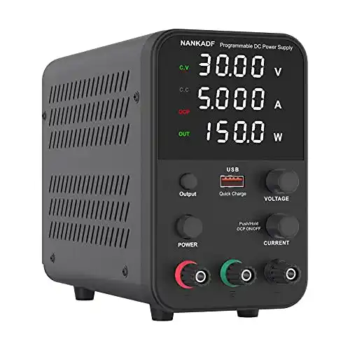 Labornetzgerät NANKADF (0-30V, 0-5A) DC regelbar mit LED-Anzeige