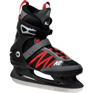 K2 Speed Ice Pro Eishockeyschlittschuhe Schwarz-Rot Größe 44.5