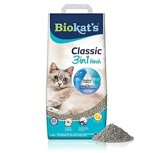 Katzenstreu Biokat’s Classic fresh 3in1 mit Cotton Blossom-Duft