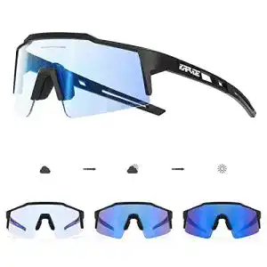 Fahrradbrille selbsttönend Kapvoe mit photochromatischen Gläsern