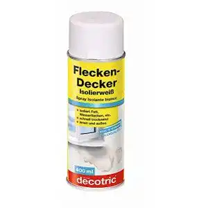 Isolierspray Decotric Fleckendecker 400ml, weiß