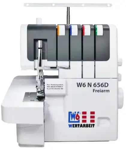 Freiarm-Nähmaschine W6 N 656D mit Overlock-Funktion