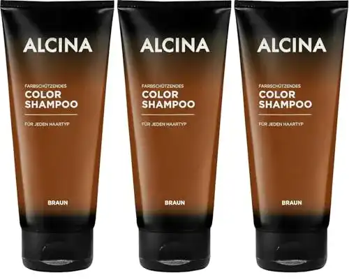 Alcina Color Shampoo Braun 200ml im 3er-Pack
