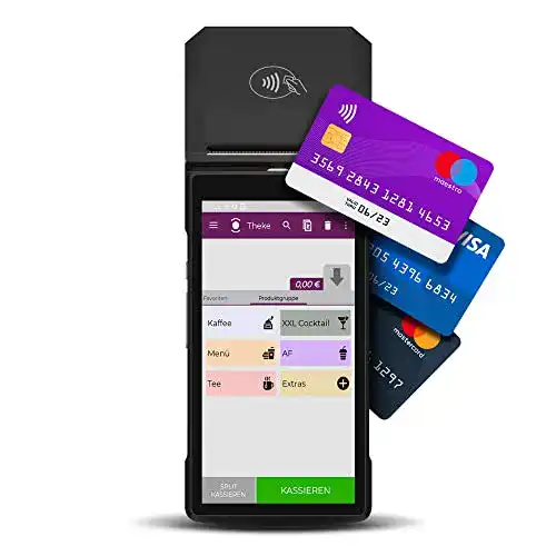 Kartenterminal für Registrierkasse TSE mit integriertem Bondrucker