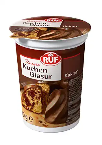 Kuchenglasur RUF Kakao für Kuchen, Torten, Muffins und Plätzchen