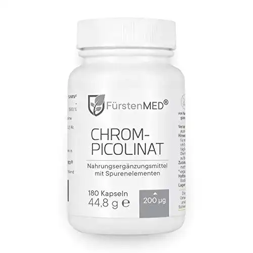 Chrom Kapseln FürstenMED – Hochdosiertes Chrom Picolinat