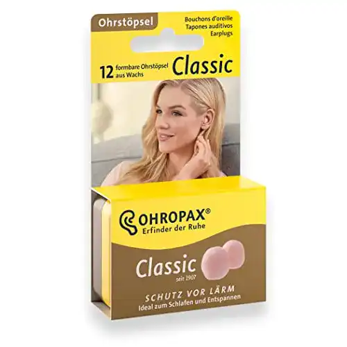 Ohrstöpsel für den Schlaf OHROPAX Classic – 12 Stück