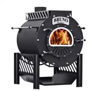 Bruno Werkstattofen Techno mit Kochplatte und Ständer, 15 kW