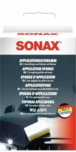 SONAX Polierschwamm Applikationsschwamm für Lackpflege (1 Stück)
