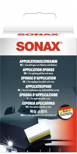 SONAX Polierschwamm Applikationsschwamm für Lackpflege (1 Stück)
