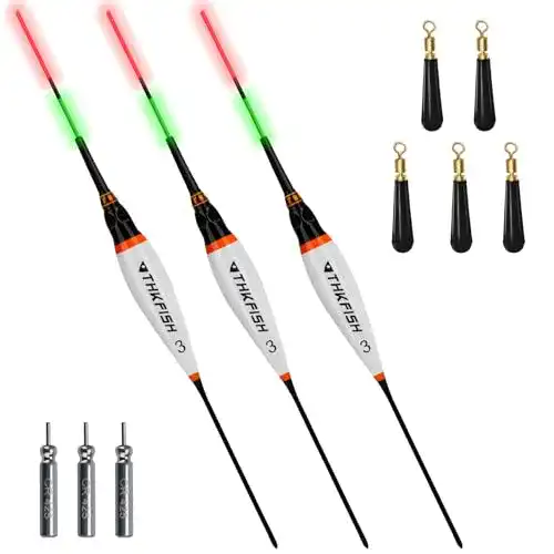 LED Angelposen Thkfish 3 Stück für Nachtangeln und Zubehör