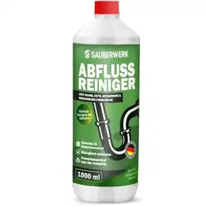 Bio-Abflussreiniger SauberWerk Profi Abflussreiniger für organische Verstopfungen