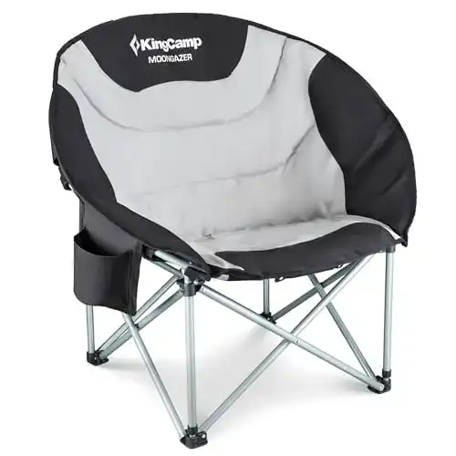 Campingstuhl KingCamp Moonchair Heavy Duty für Outdoor-Aktivitäten