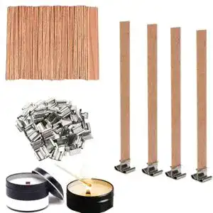 Holzdocht gotyou 50-teiliges Kerzenhalter-Set mit Eisenhalterung