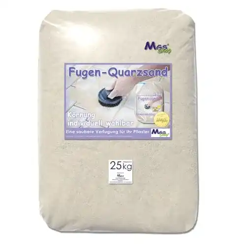 Fugensand 25kg geprüfte Qualität Quarzsand mit 0,1-0,3 mm Körnung