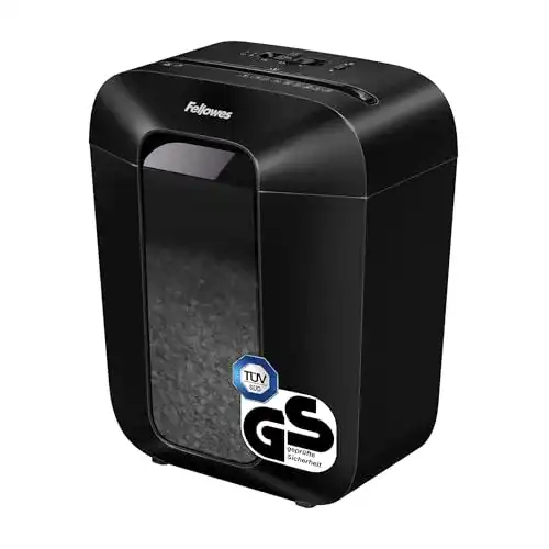 Fellowes Aktenvernichter LX41 – 8 Blatt Mini-Cut P4 für Zuhause und Home Office