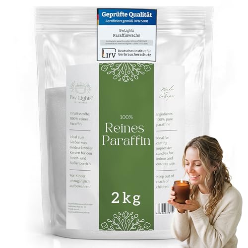 Paraffinwachs Bwlights – Hochwertiges Wachsgranulat in verschiedenen Größen (2kg)