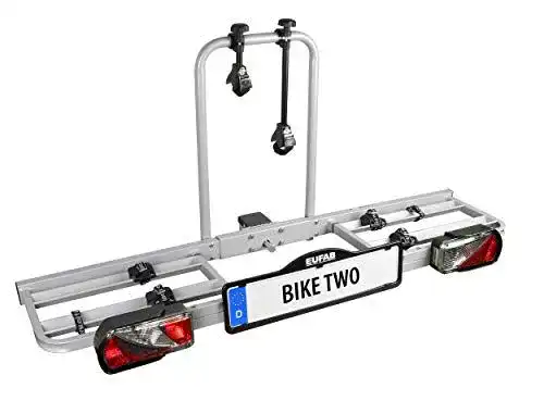 Eufab Fahrradträger 11411 Bike Two für 2 Fahrräder, E-Bike geeignet