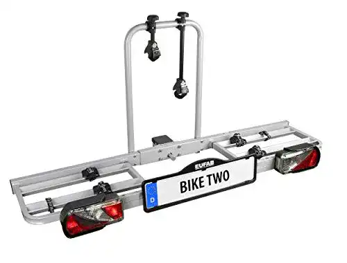 Eufab Fahrradträger 11411 Bike Two für 2 Fahrräder, E-Bike geeignet
