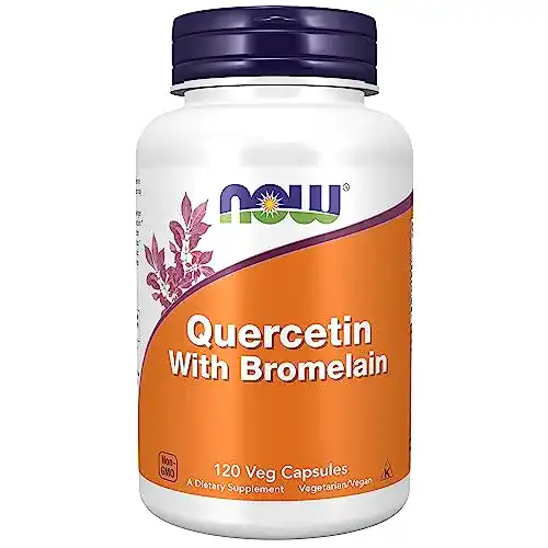 Quercetin mit Bromelain 120 vegane Kapseln von NOW Foods