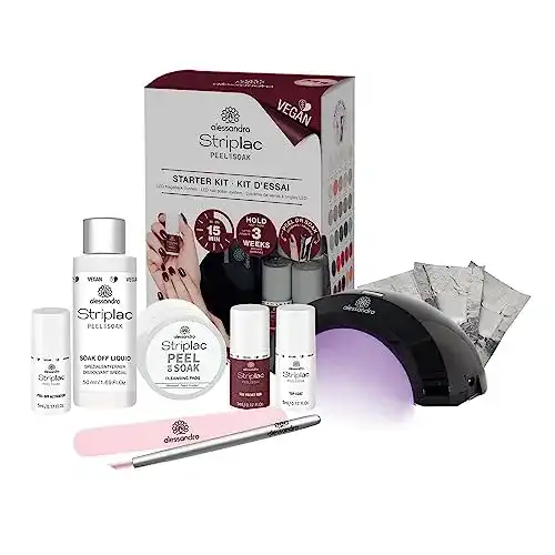 Alessandro Striplac Peel or Soak vegan Starter-Set für Nagelpflege