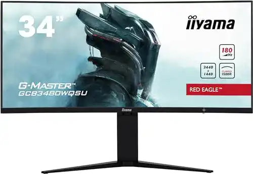 iiyama G-MASTER Red Eagle GCB3480WQSU-B1 Gaming Monitor 34 Zoll