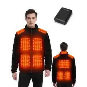Beheizbare Jacke für Herren und Damen mit 18400 mAh Powerbank