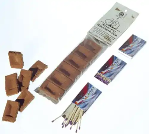 Räucherkohle Berk Natur Pur – 6 Tabletten pro Packung