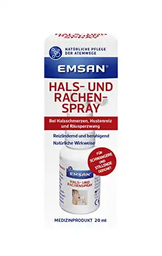 Emsan Hals- und Rachenspray zur Linderung von Halsschmerzen