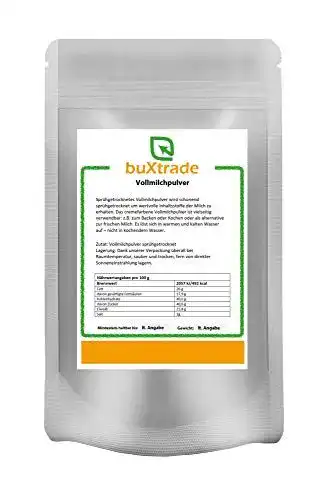 Milchpulver 4x 500 g – Vollmilchpulver zum Backen und Kochen