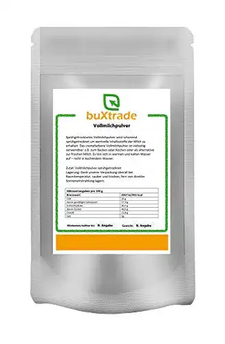 Milchpulver 4x 500 g – Vollmilchpulver zum Backen und Kochen