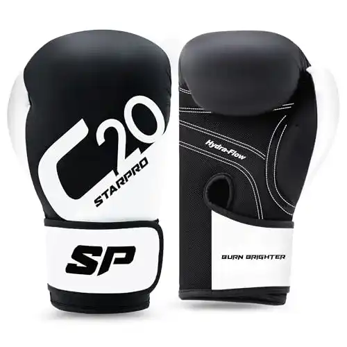 Boxhandschuhe 10 oz Starpro mit Handgelenkstütze für Training