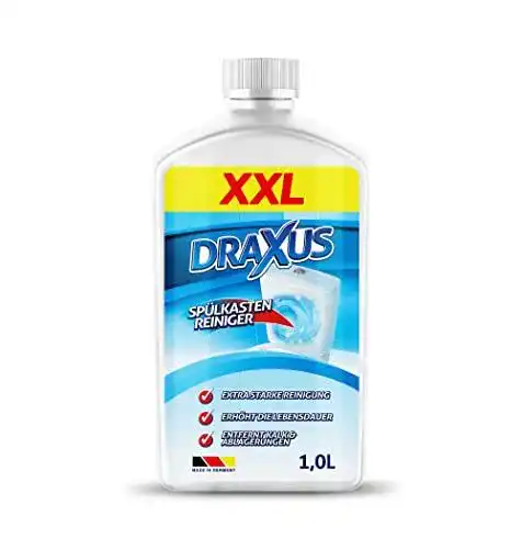 Spülkasten Entkalker Draxus Reiniger in großer Flasche