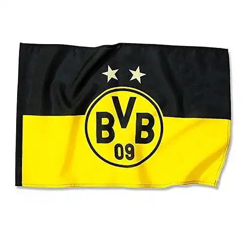 BVB Fahne Borussia Dortmund 2 Sterne 150 x 100 cm