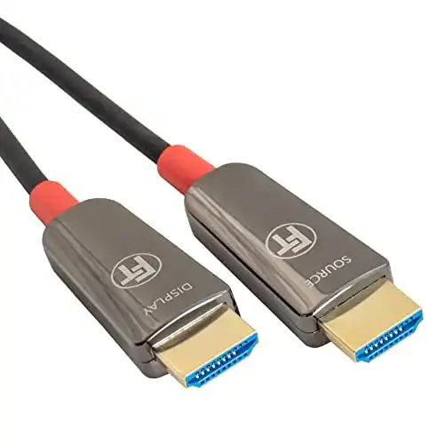 FeinTech 8K HDMI Glasfaserkabel 15m für 4K 120Hz und 1440p 144Hz