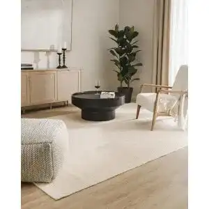 Wollteppich Benuta Pure Rocco aus Wolle, rechteckig in Uni-Design