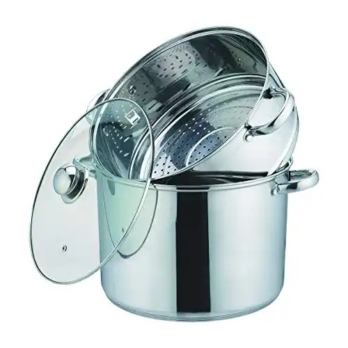 Kochtopf 10 Liter von Kamberg 0008072 Edelstahl