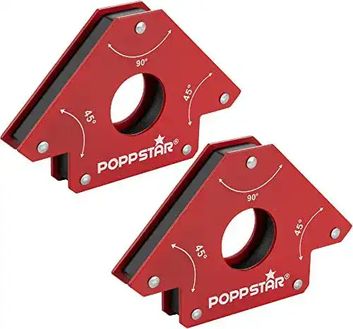 Schweißmagnet Poppstar mit 34 kg Haftkraft für 45/90/135 Grad