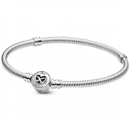 Pandora Armband Moments aus Sterling-Silber mit Herzverschluss