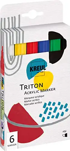 Acrylstifte Kreul 17890 Triton Acrylic Marker Edge 6 Stifte