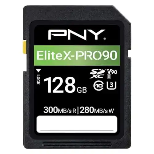 SDXC Speicherkarte 128 GB PNY X-PRO 90 Class 10 U3 V90 UHS-II