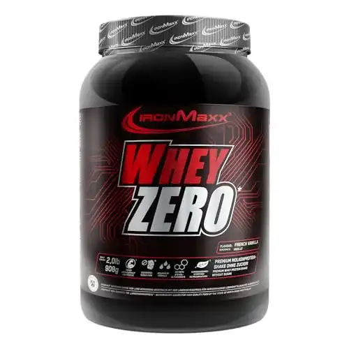 Eiweißpulver Vanille IronMaxx Whey ZERO Proteinpulver 908g
