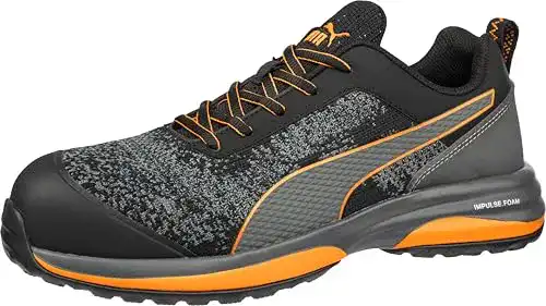 Puma Sicherheitsschuhe Herren Charge Orange Low S1P ESD HRO SRC