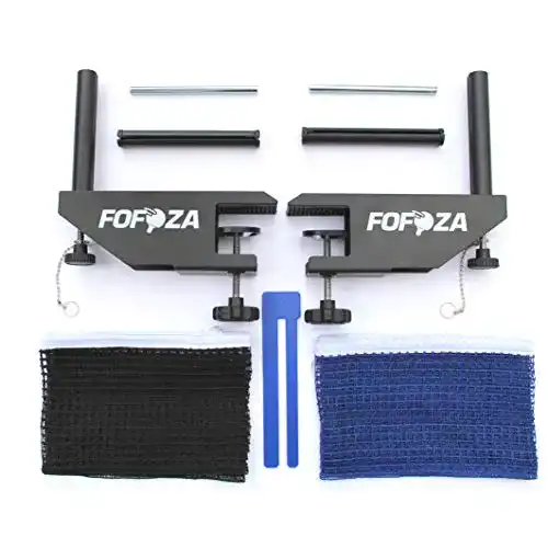 Tischtennisnetz Fofoza TT Netzgarnitur Set mit Metallhalterung