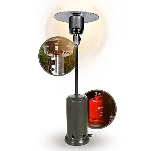 Heizpilz APANA 14 kW Gasheizstrahler für Terrassen und Balkone