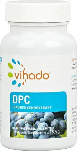 Traubenkernextrakt Vihado OPC Kapseln mit 300 mg pro Portion