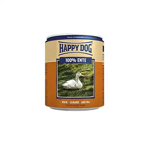 Happy Dog Nassfutter für Hunde Pure Duck in 200 g Dose